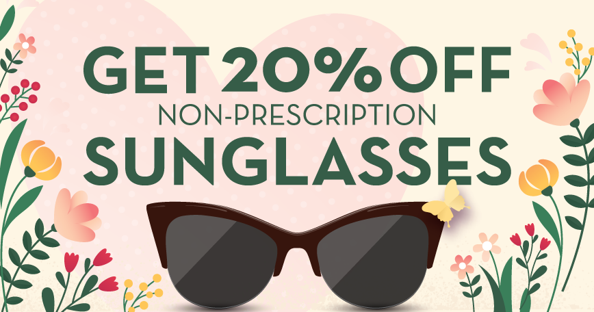 Get 20% off Non-prescription sunglasses at Cargo Eye Care